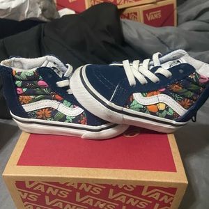 Multi Tropic Toddler Hightop Vans